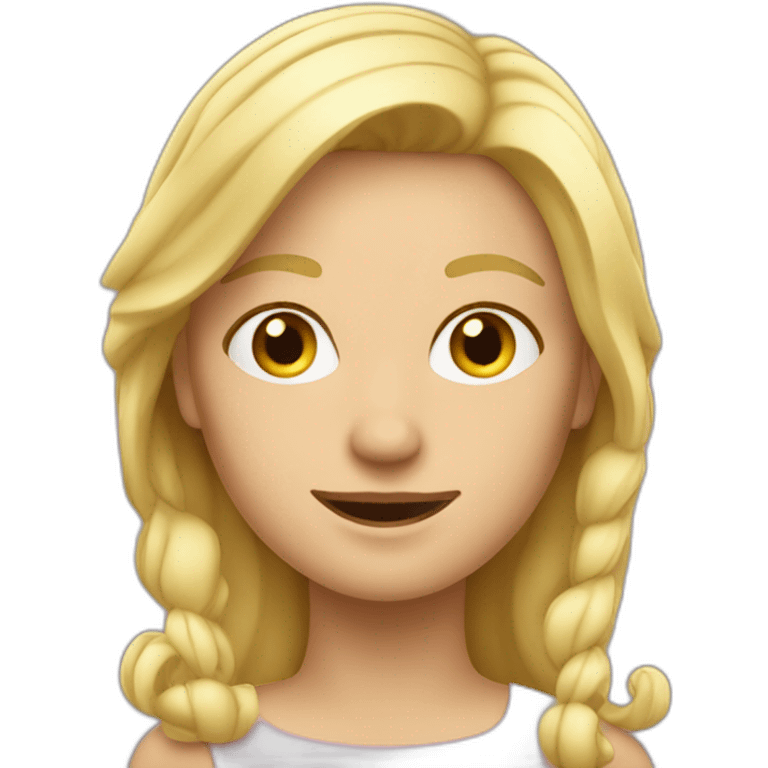 blonde frau glücklich emoji