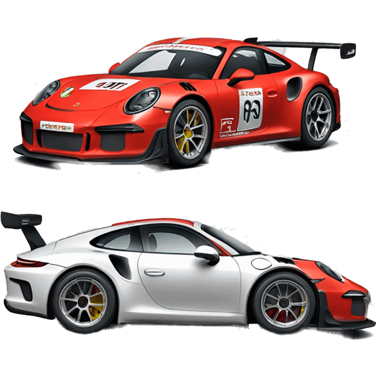 Red Porsche 991 RSR emoji