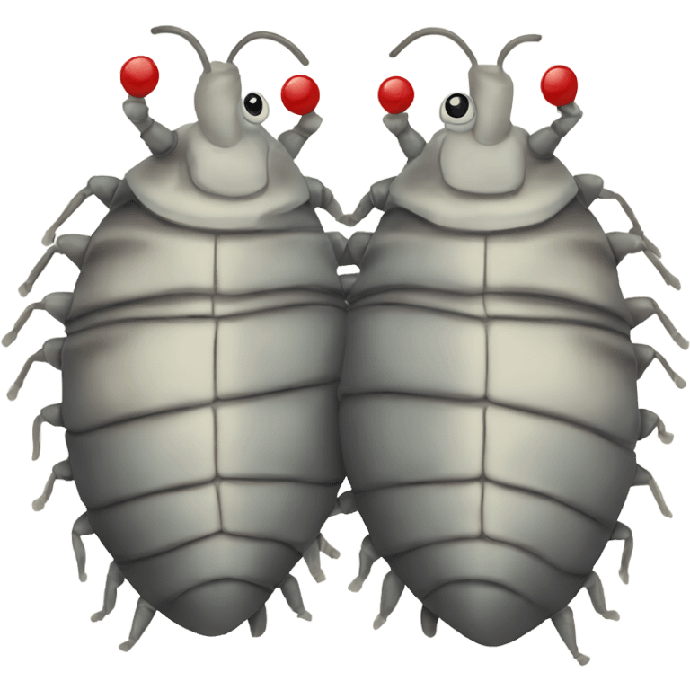 Isopod two hearts emoji