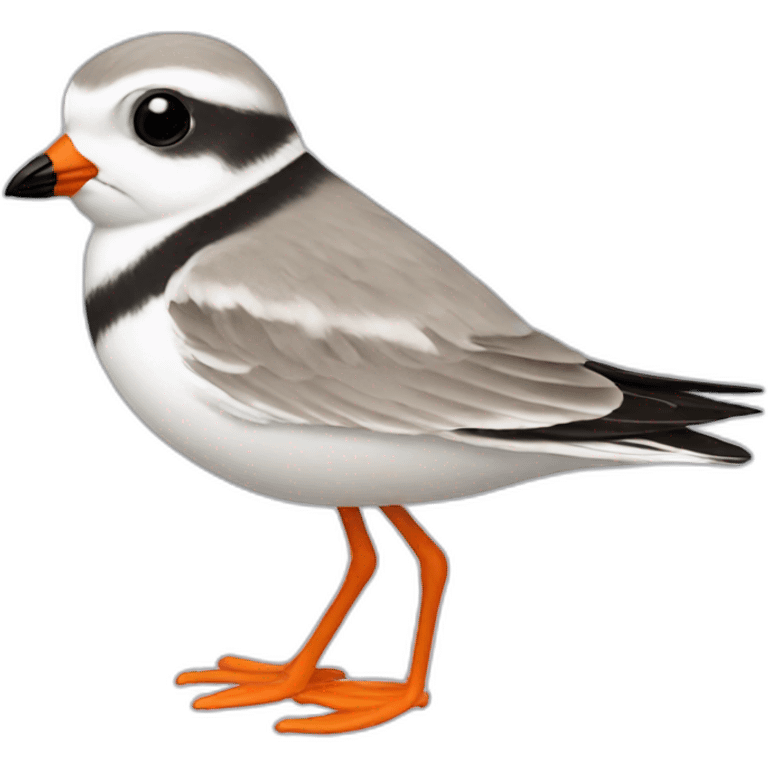 Piping plover emoji