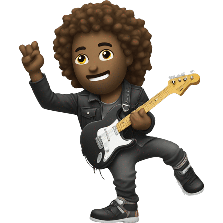 Rock out with your sock out dude emoji