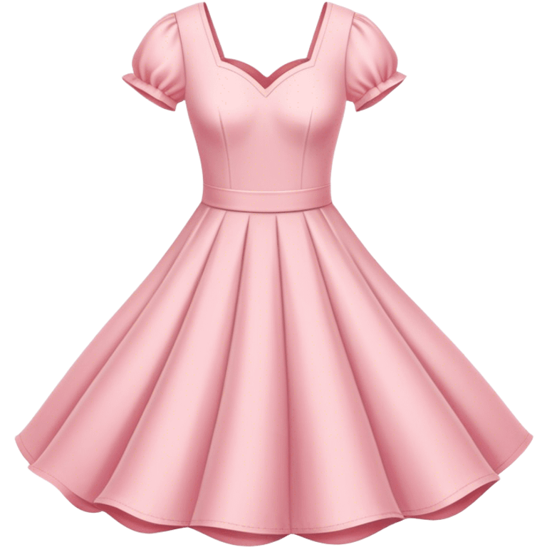 pastel pink spring dress floating in the air emoji