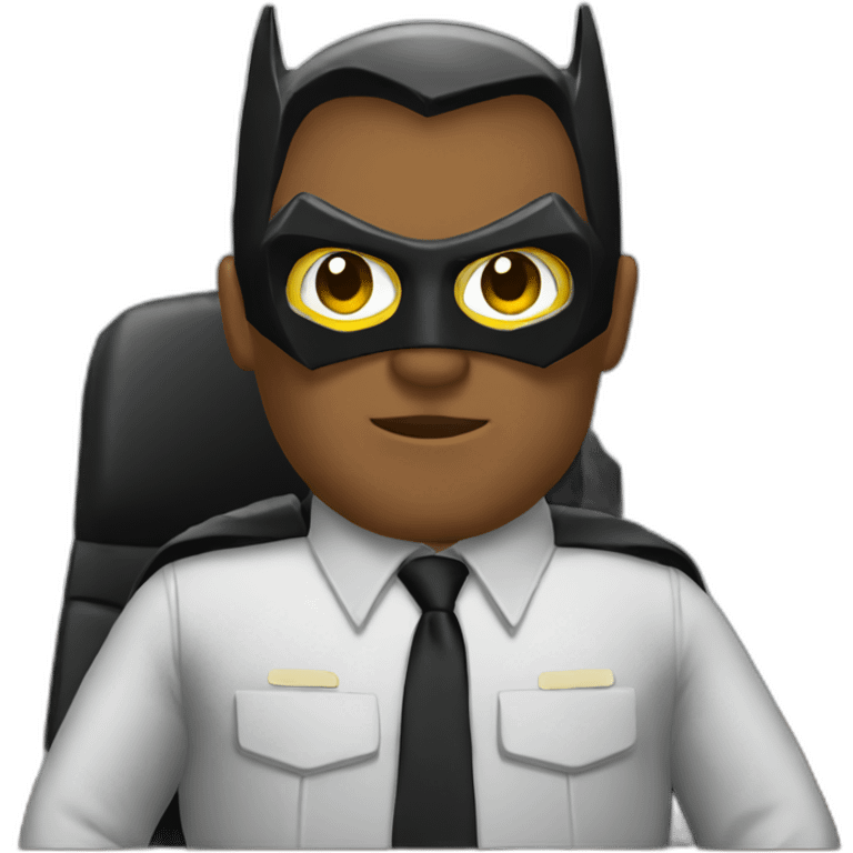 Batman in Office emoji