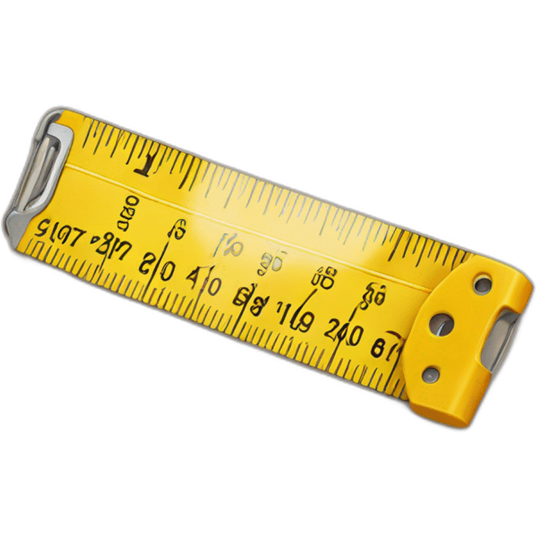 light brown and yellow measuring tape emoji