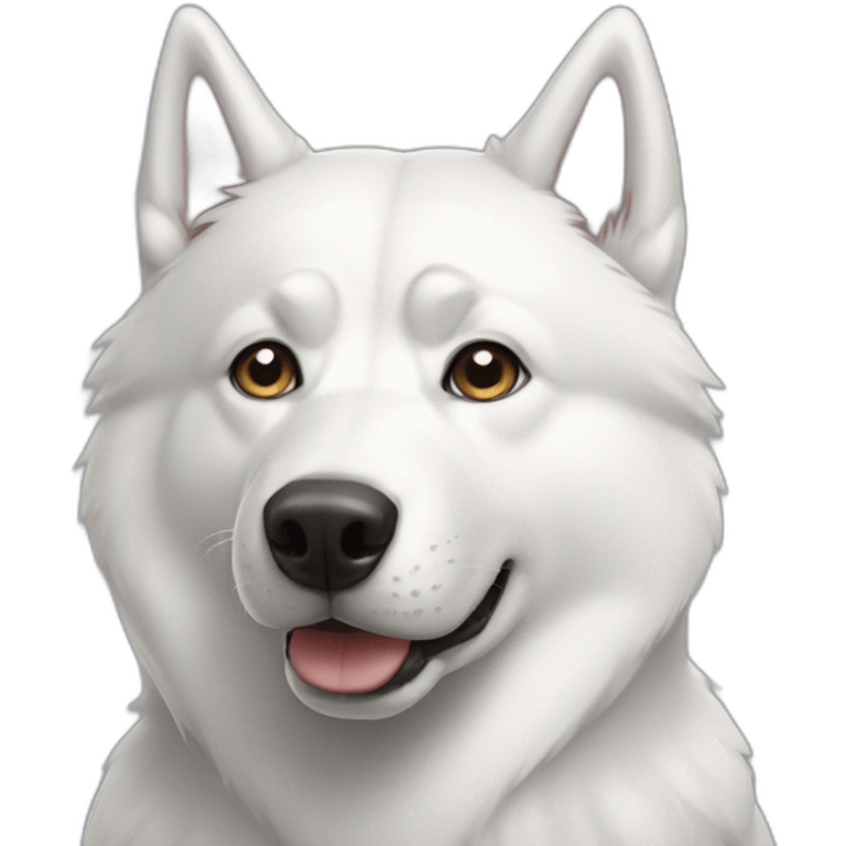 white husky emoji