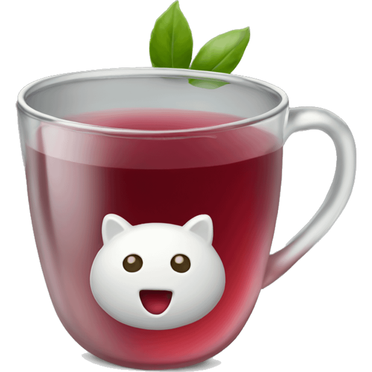 cranberry tea emoji