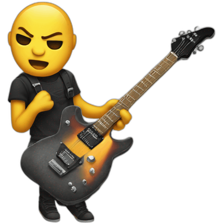 electrik guitar rock emoji