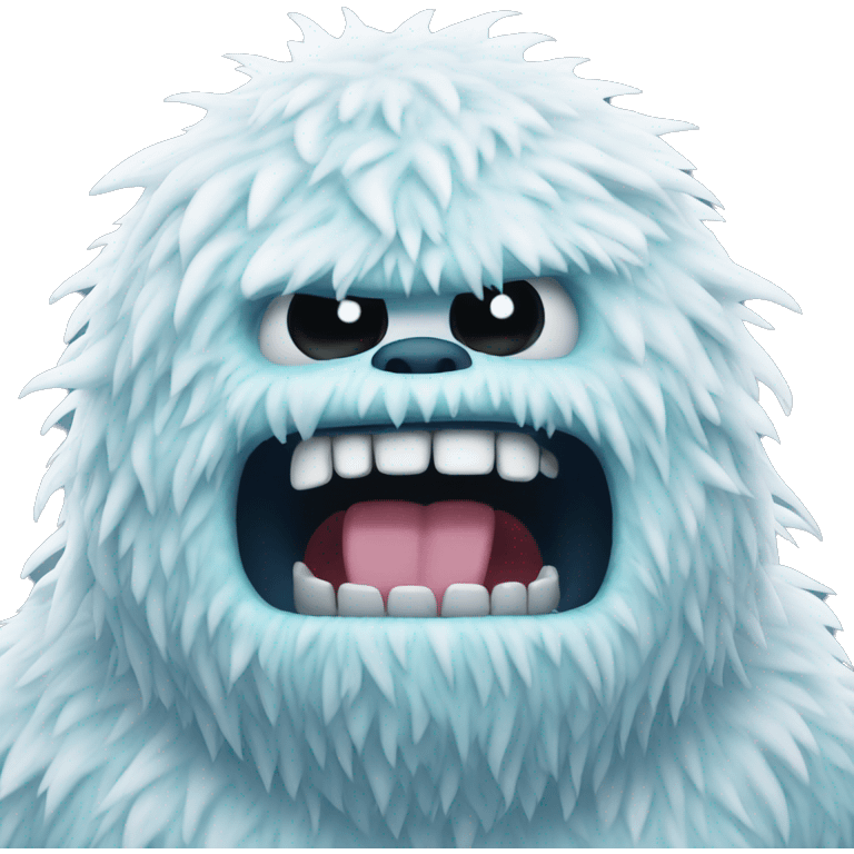 abominable snow monster emoji