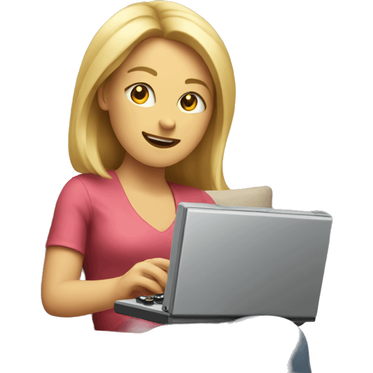 White woman playing the switch on a sofa  emoji