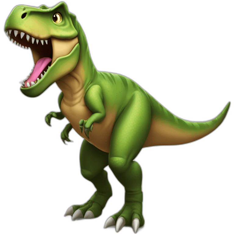 T-Rex assoiffé de sang emoji