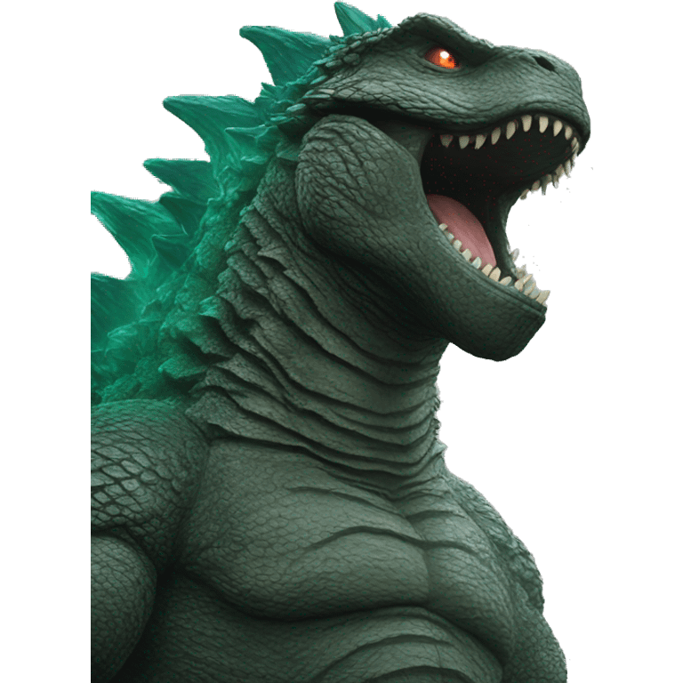 Godzilla saying thank you  emoji