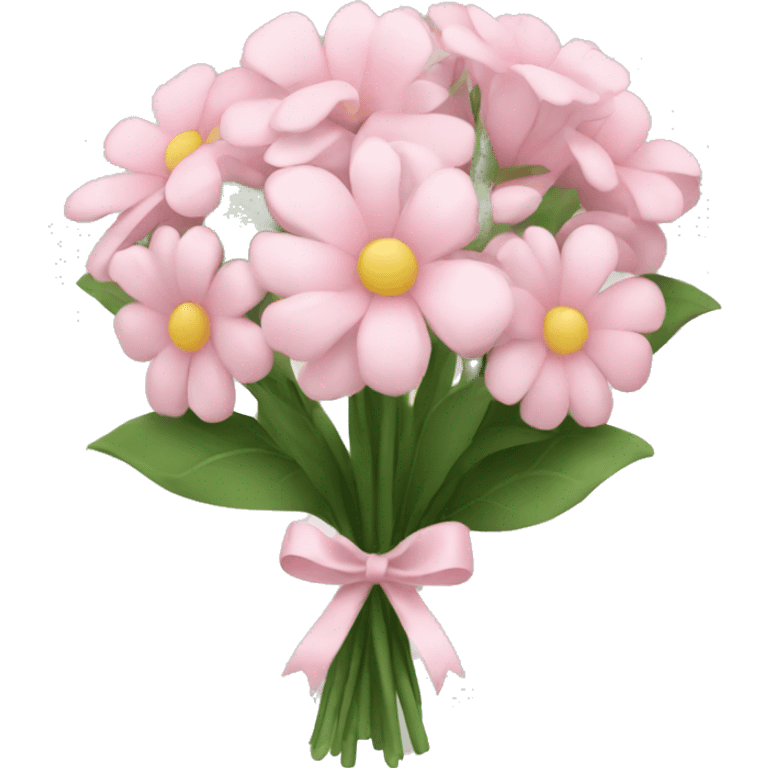 Light pink flower bouquet emoji