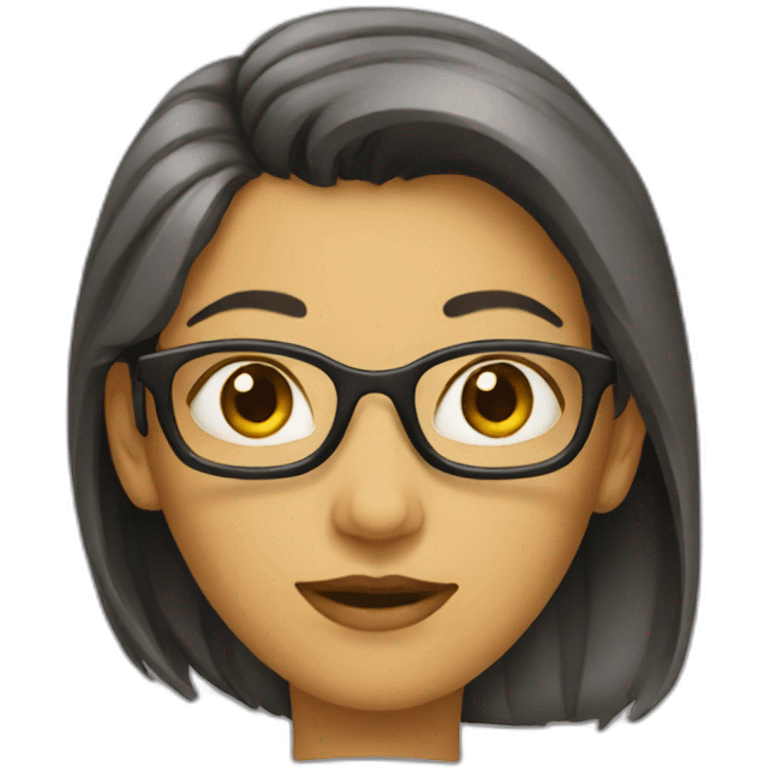 female design nerd emoji