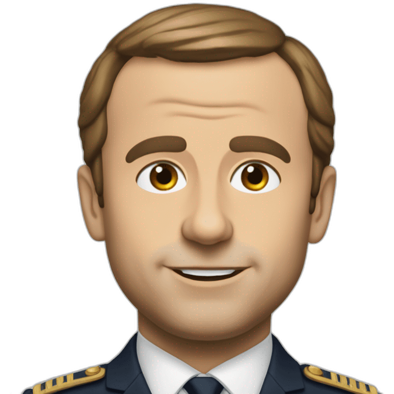 Macron qui rigole emoji