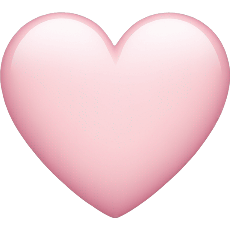 light pink heart  emoji