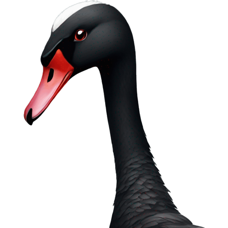 Black swan emoji