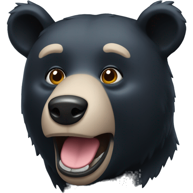 Black bear for tik tok emoji