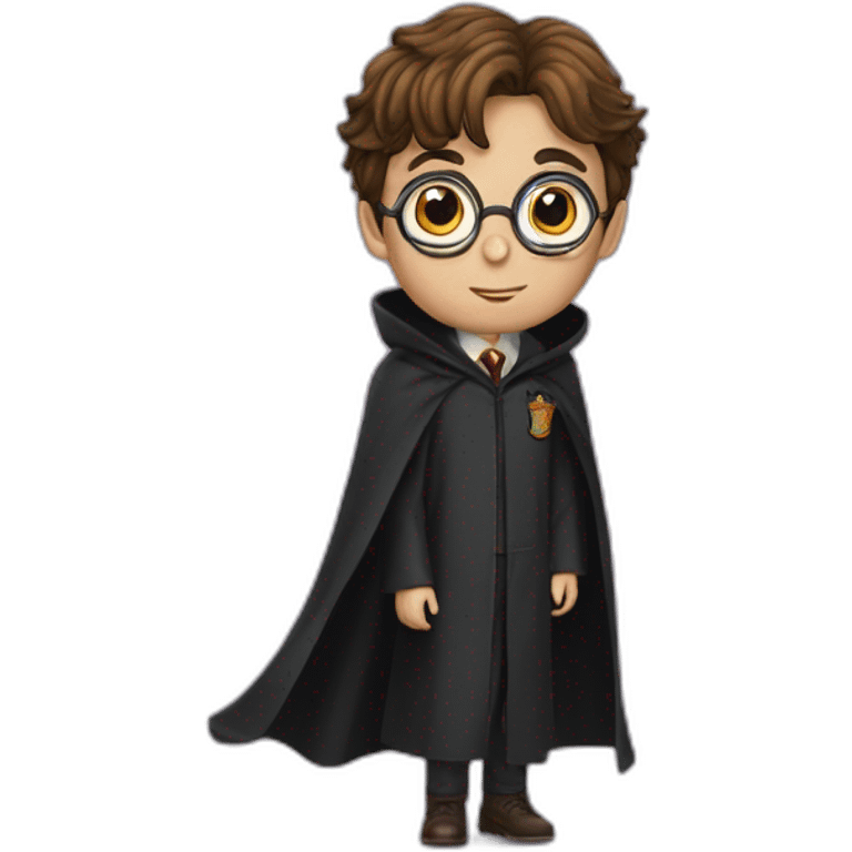 Harry Potter sous sa cape d'invisibilité emoji