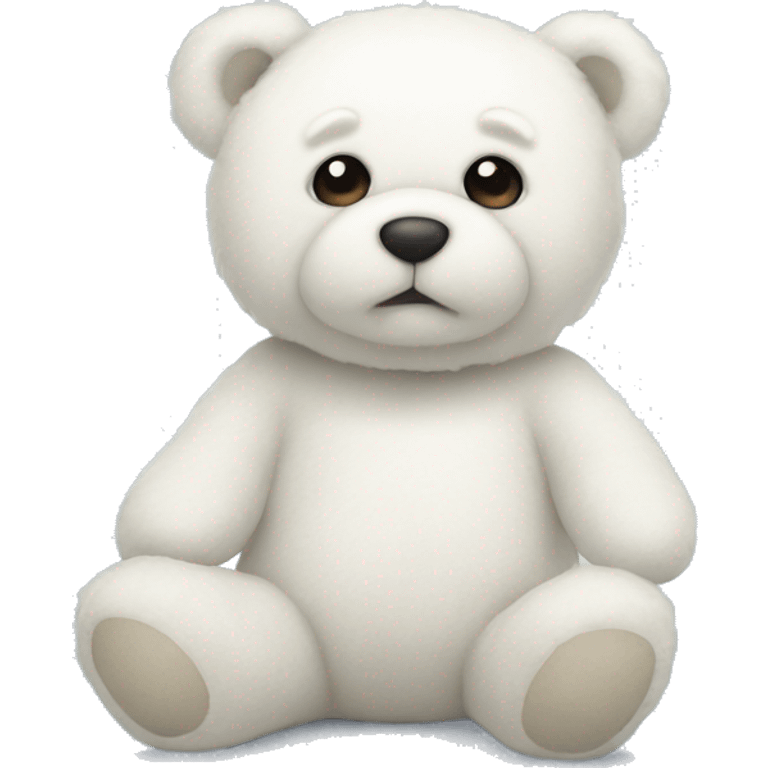 White teddy bear emoji