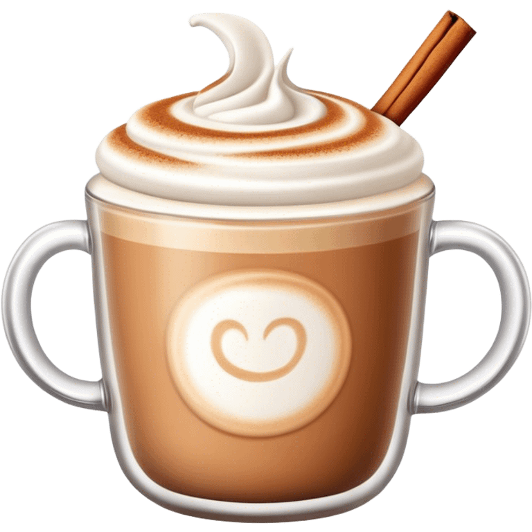 Cinnamon latte emoji