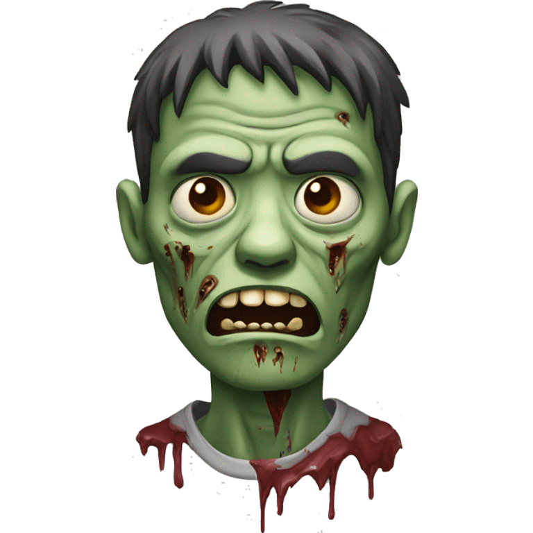 zombie en colère emoji