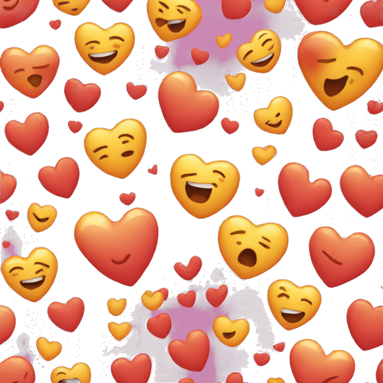 a funny version of heart emoji