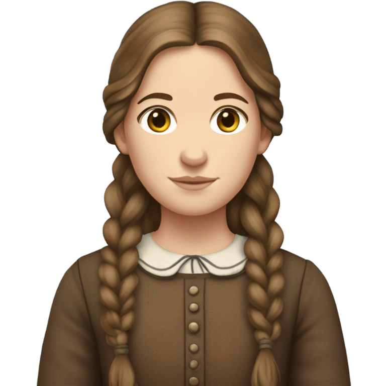 Laura Ingalls brown hair  emoji