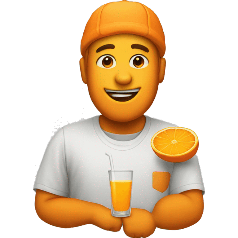 Orange juice emoji