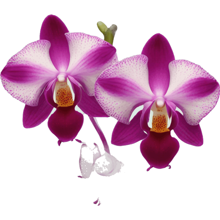 Twin orchids emoji