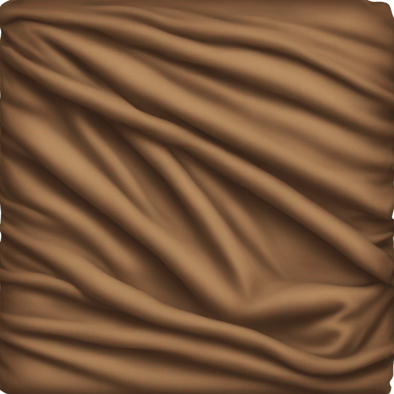 brown folded blanket emoji