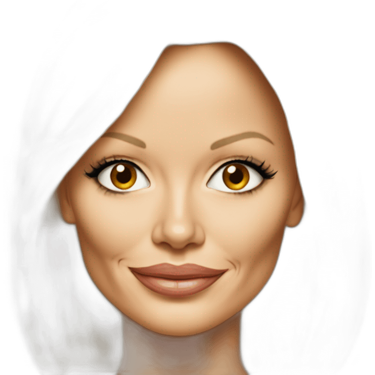 Pamela Anderson caricature emoji