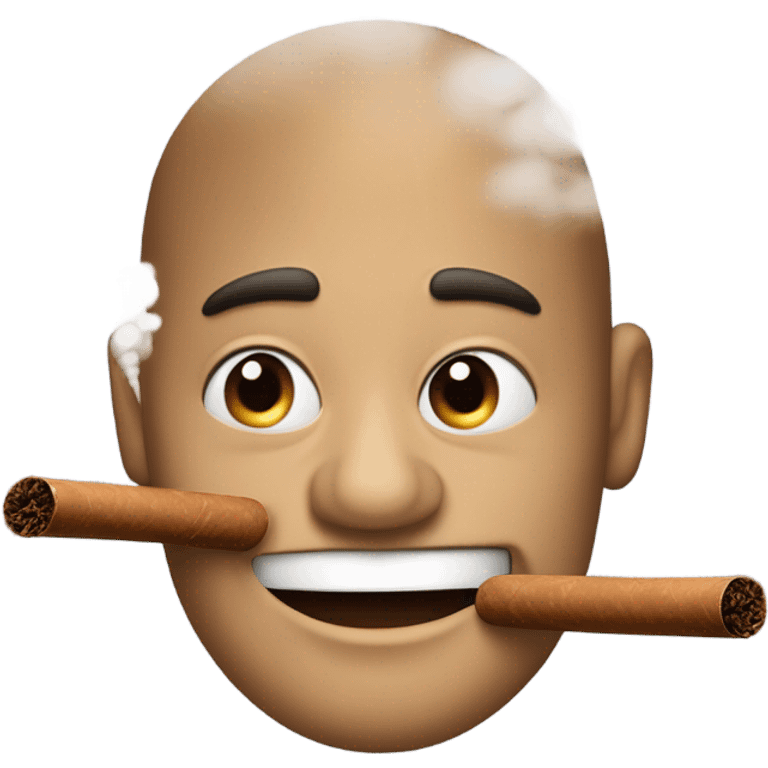 Cigar smoking a cigar  emoji