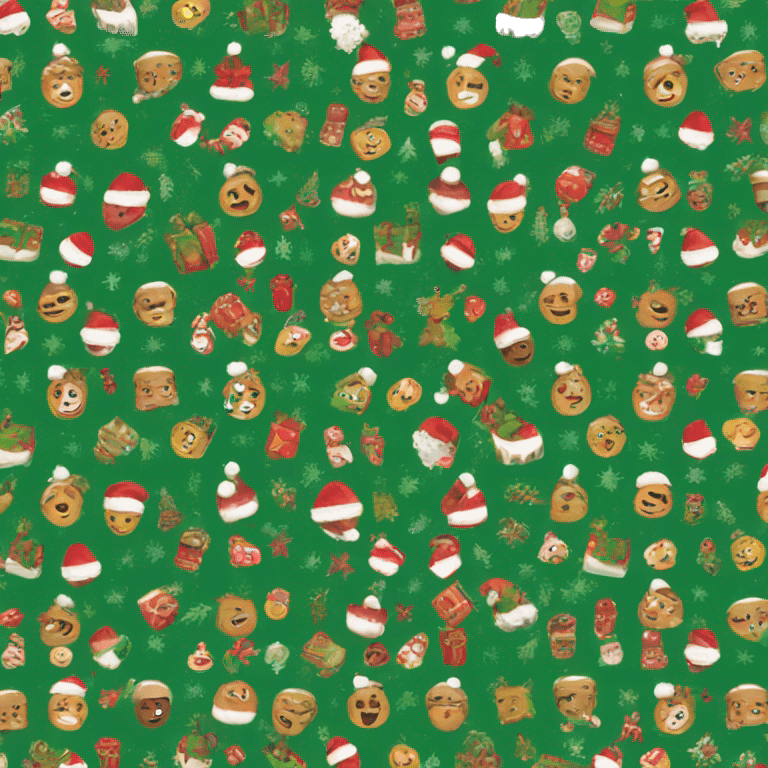 Christmas blanket emoji