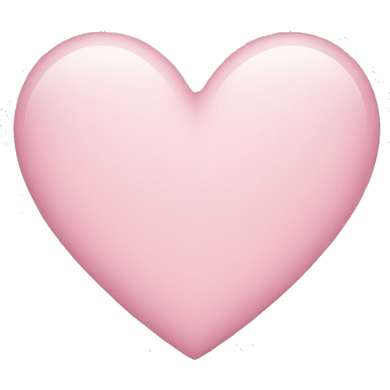 light pink heart emoji