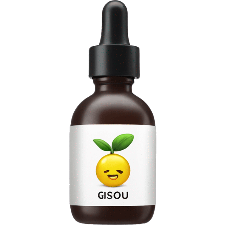 Gisou hair oil emoji