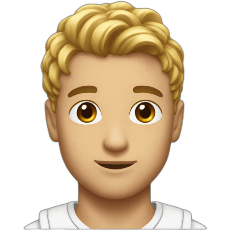 Maxime Richard with short hait emoji