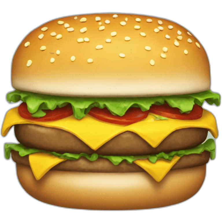 Burger Pixel art  emoji