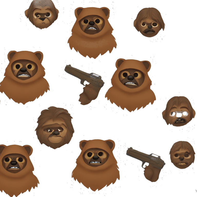 Ewok with Taz emoji