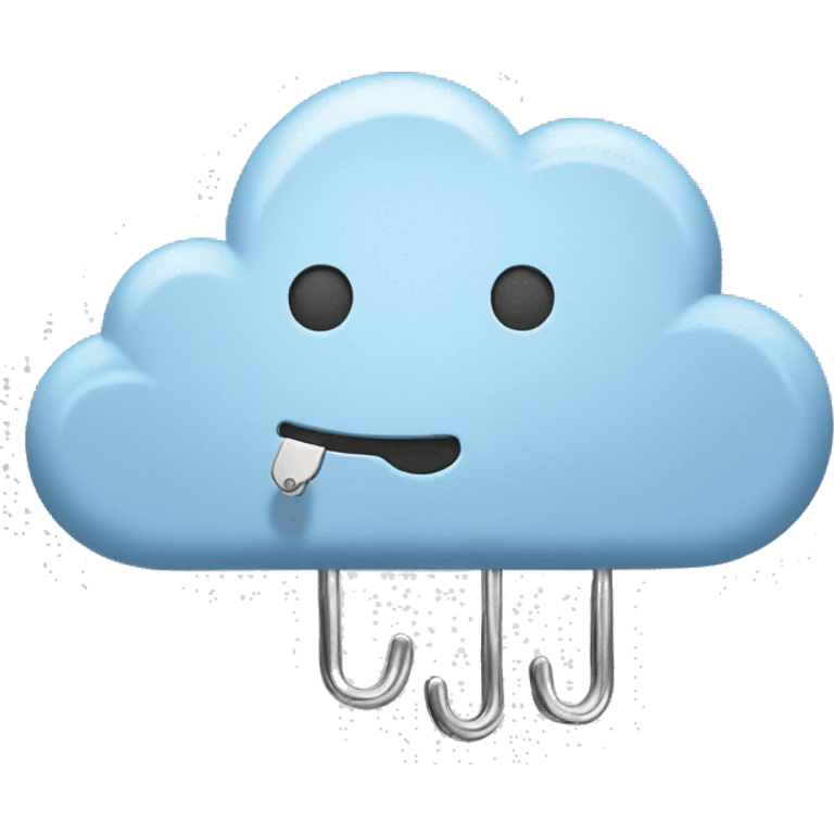 CLOUD with paper clip emoji