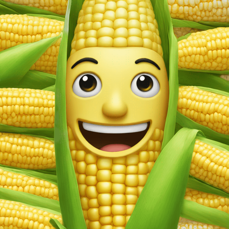 Corn face emoji