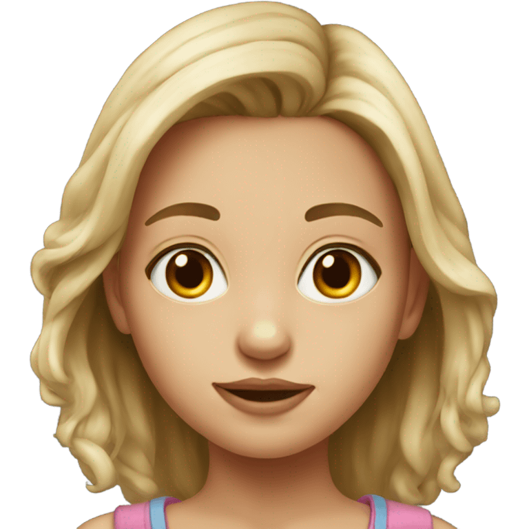 realistic portrait of a girl emoji