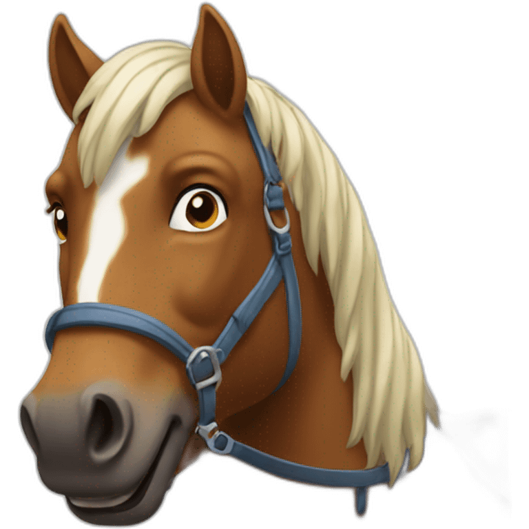 Cheval qui cabre emoji