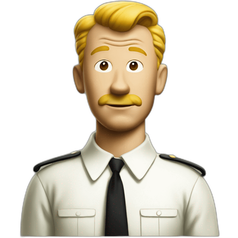 Tintin comics emoji