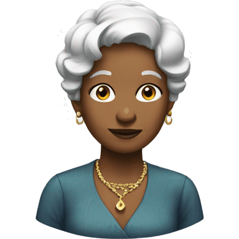 Old Money girl emoji