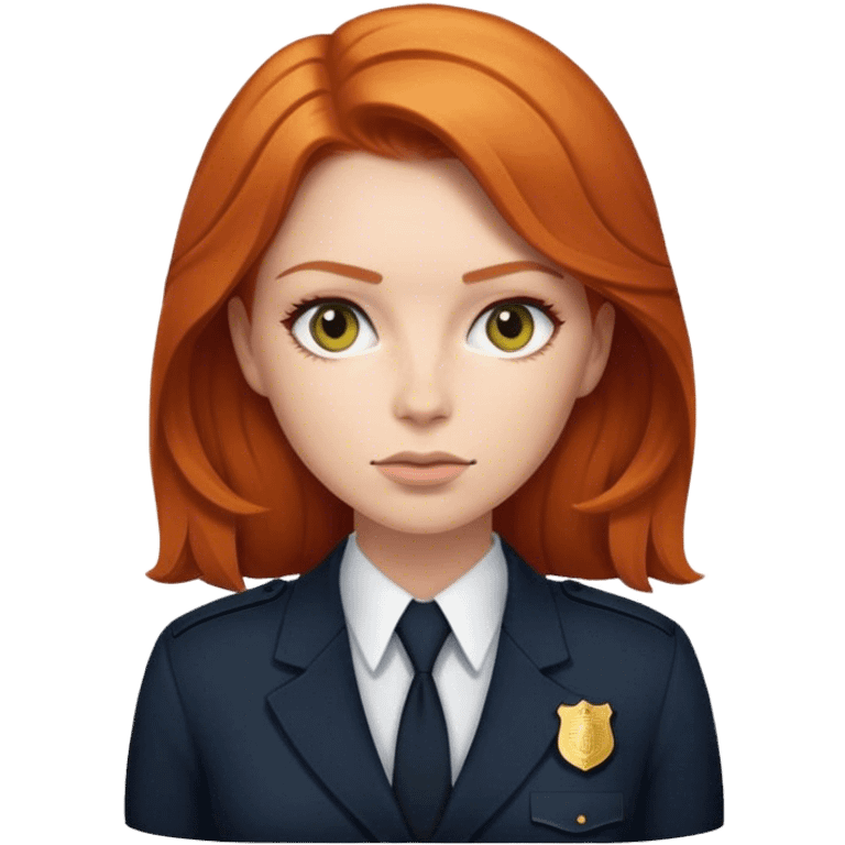 Ginger fbi agent  emoji