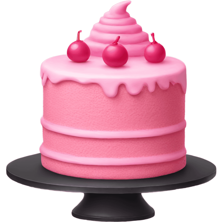 Pink cake emoji