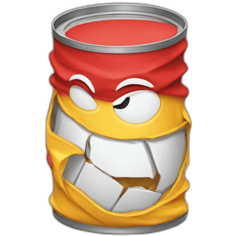 crushed can emoji