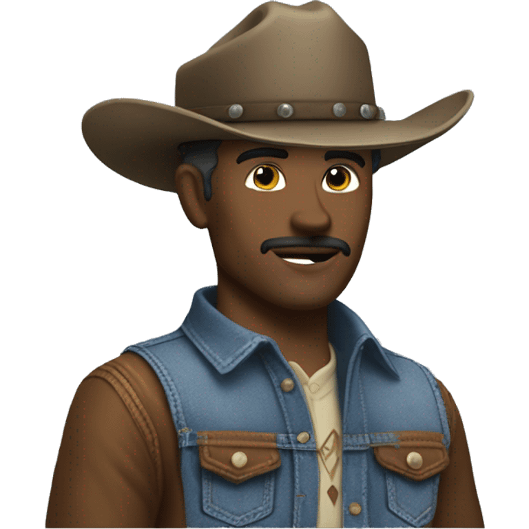 Danadian denim cowboy emoji