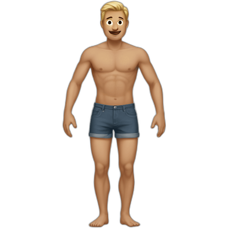 Man without pants emoji