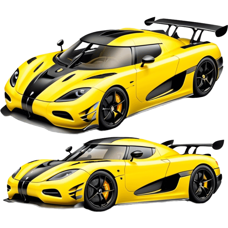 Koenigsegg Agera RS - Koenigsegg (Model Year: 2020) (Iconic colour: Yellow) emoji